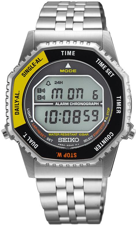 Seiko Digital Alarm Chronograph SMGG17P1 Digitaluhr für Herren Mit Alarm