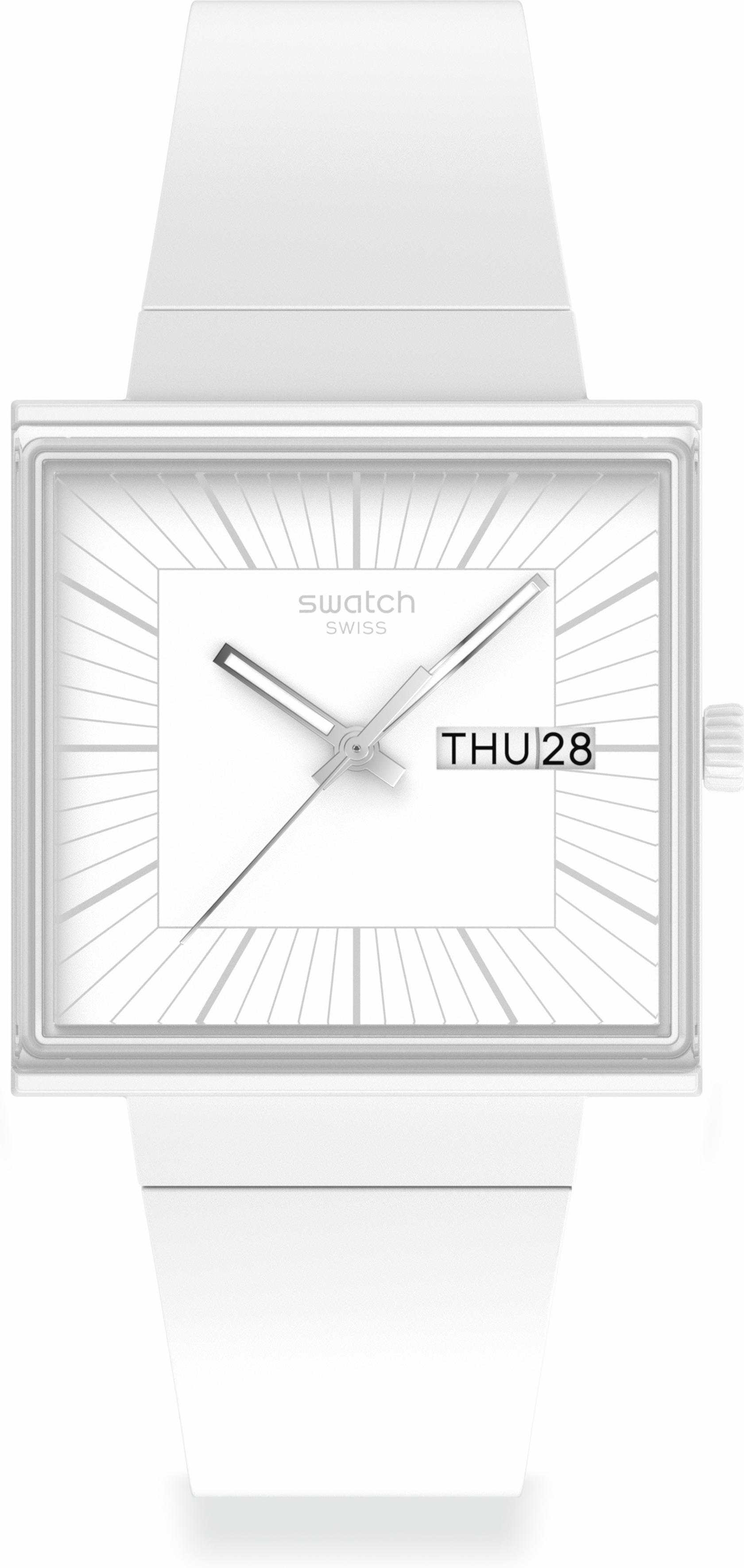 Swatch WHAT IF…ALLWHITE?             SO34W700 Unisexuhr