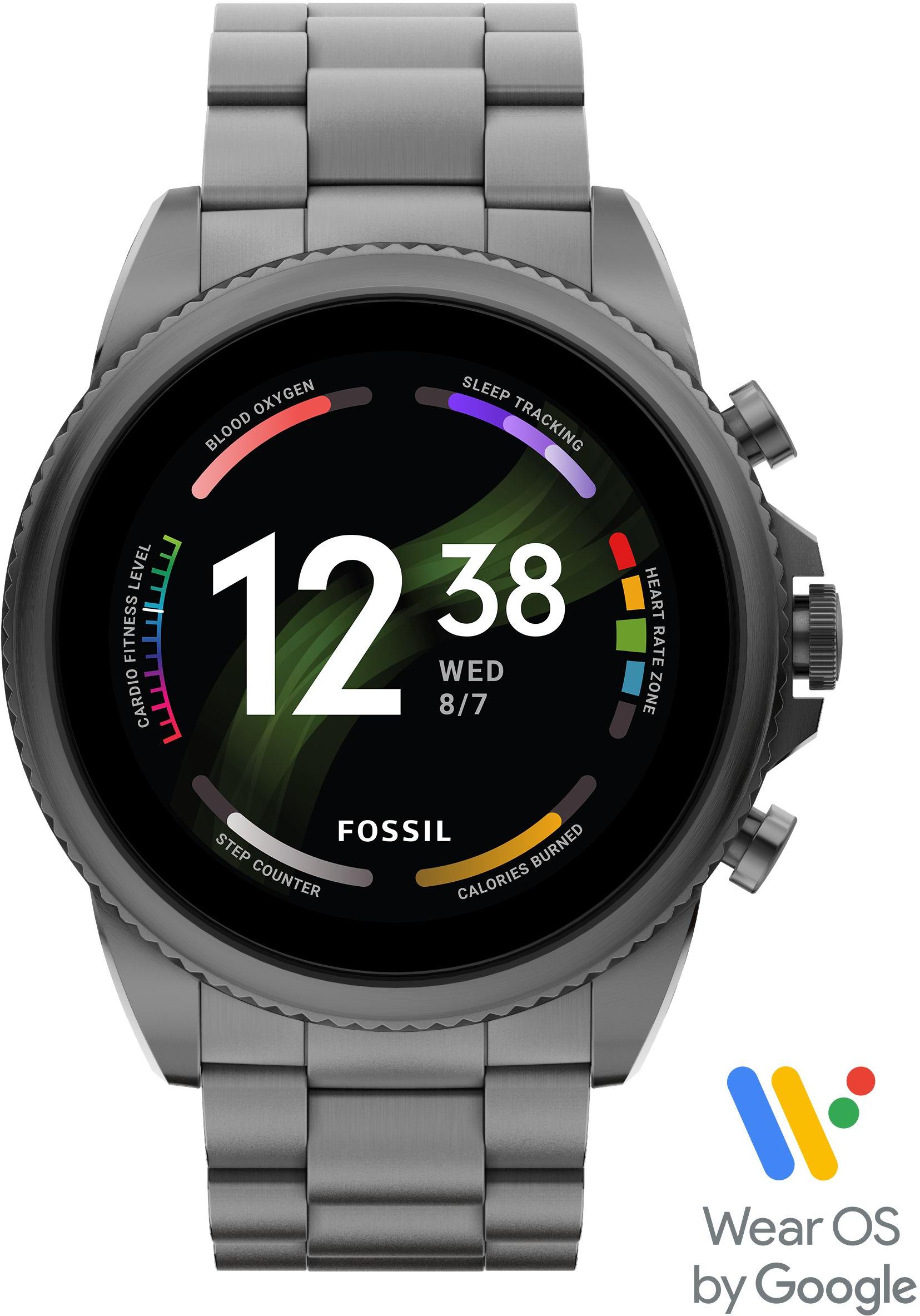 Fossil Q Gen 6 Smartwatch Smoke FTW4059 Smartwatch SmartWatch