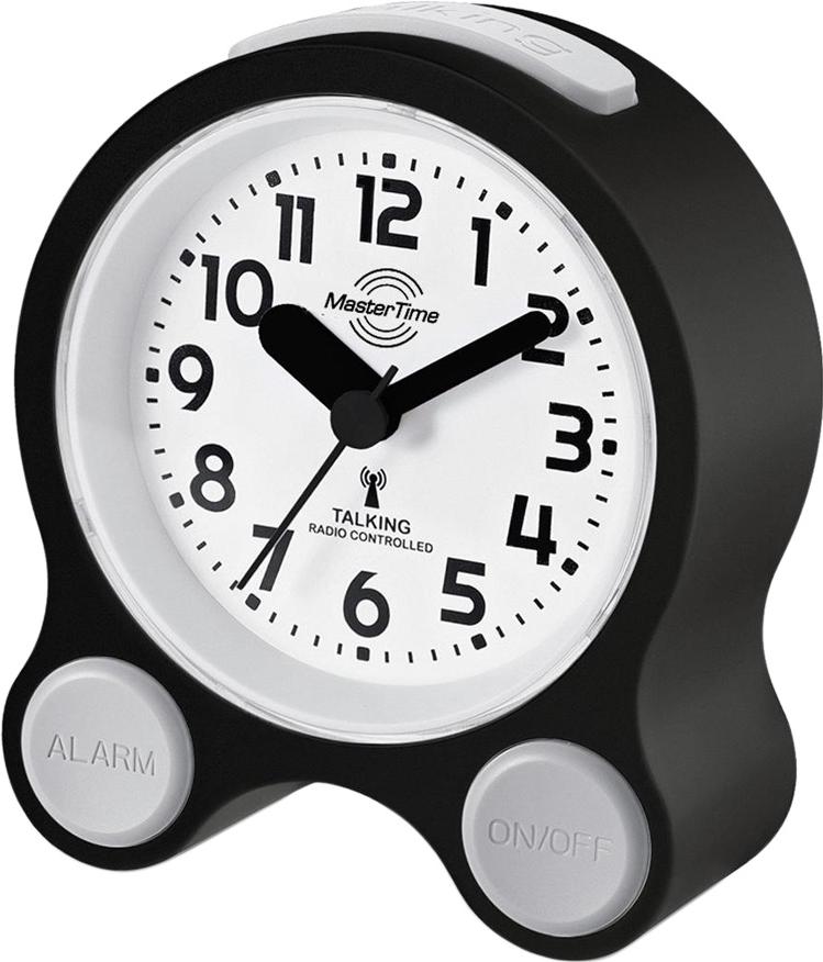 Master Time Sprechender Funk Wecker MTC-71031-12B Wecker
