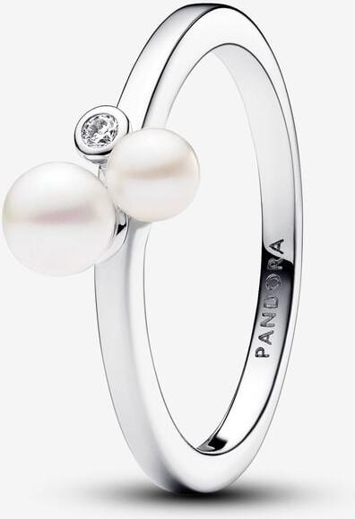 Pandora Duo Behandelte Süßwasserzuchtperlen Ring 193156C01 Damenring