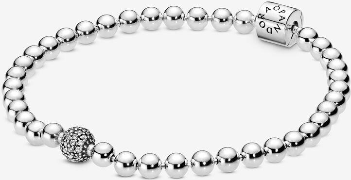Pandora Kugel & Pavé Armband 598342CZ-21 Damenarmband