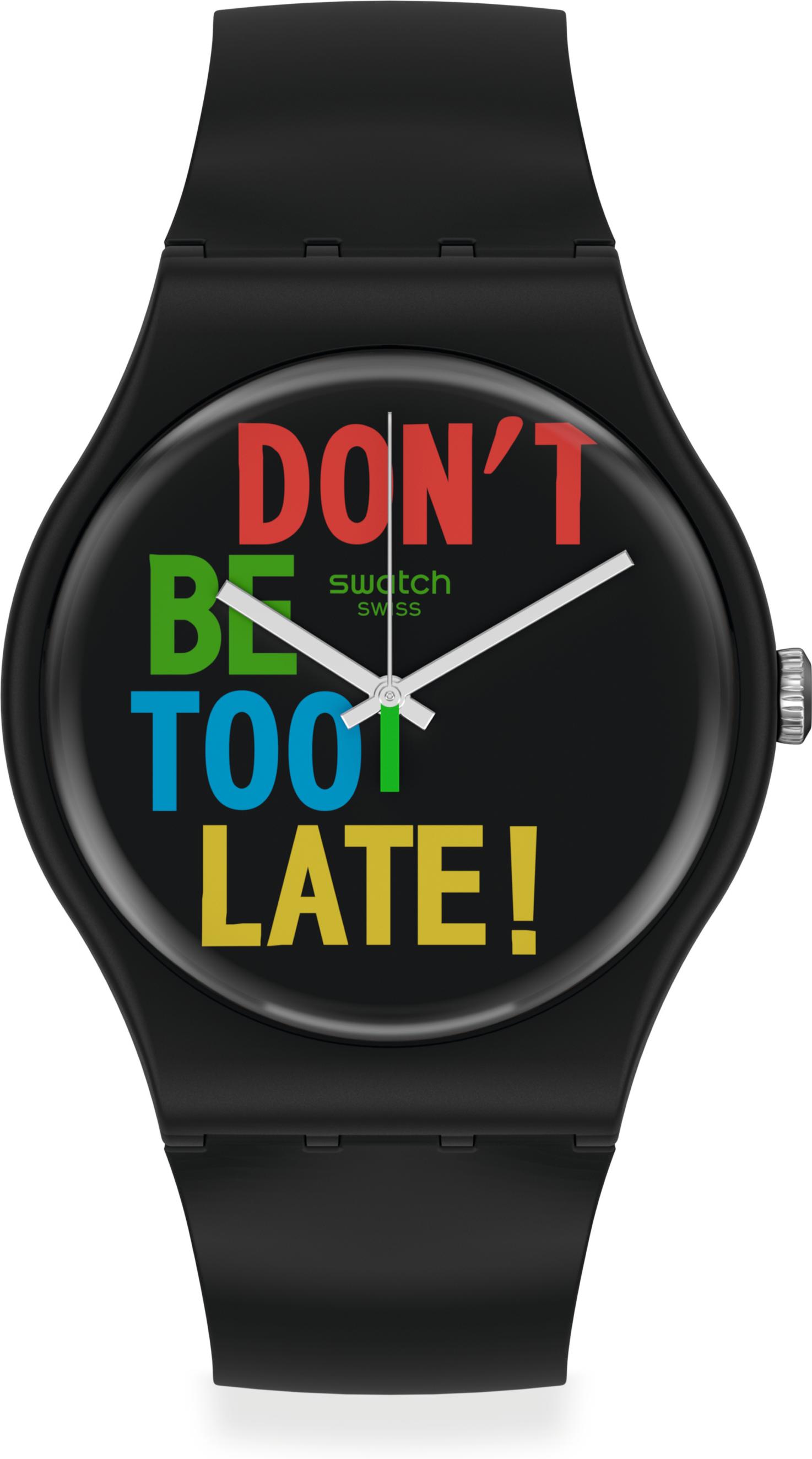Swatch TIMEFORTIME SO29B100 Unisexuhr